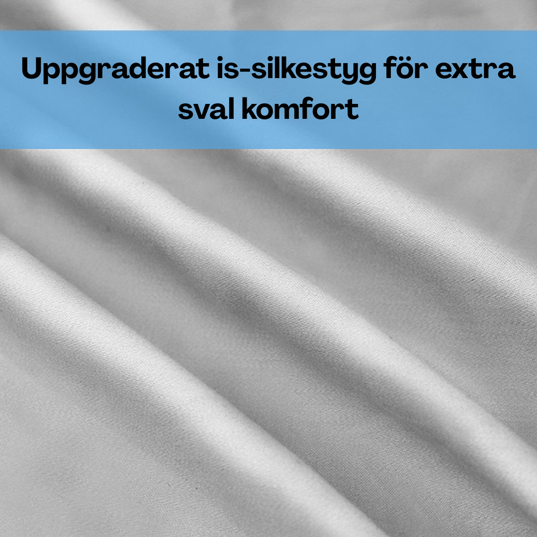 U-formad helkroppskudde med lyxigt överdrag av is-silkestyg
